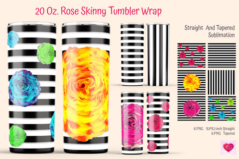 Summer Skinny Tumbler Sublimation Designs. Rose tumbler ideas. Sublimation Kseniia designer 