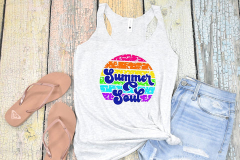 Summer Soul Distressed SVG SVG B Renee Design 