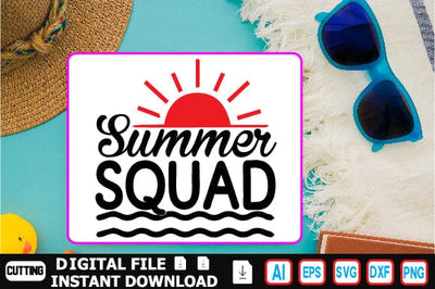 Summer Squad SVG Craftlabsvg24 