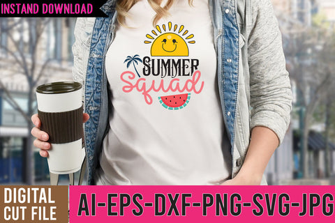 Summer Squad SVG Cut File SVG BlackCatsMedia 