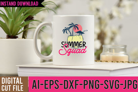Summer Squad SVG Cut FIle SVG BlackCatsMedia 