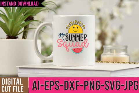 Summer Squad SVG Cut File SVG BlackCatsMedia 