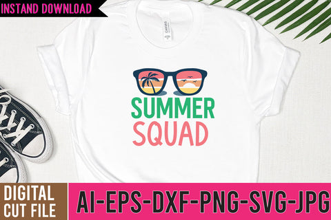 Summer Squad SVG Design SVG BlackCatsMedia 