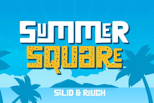Summer Square Font Attype studio 