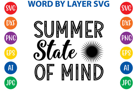 Summer state of mind, Summer SVG Design SVG Rafiqul20606 