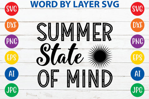Summer state of mind, Summer SVG Design SVG Rafiqul20606 
