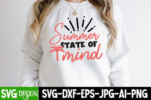 Summer State Of Mind SVG Cut File, Summer State Of Mind SVG Design,Summer SVG Cut File,Aloha Summer SVG Design, Summer SVG Quotes, Summer Sublimation PNG,Funny Summer SVG SVG BlackCatsMedia 