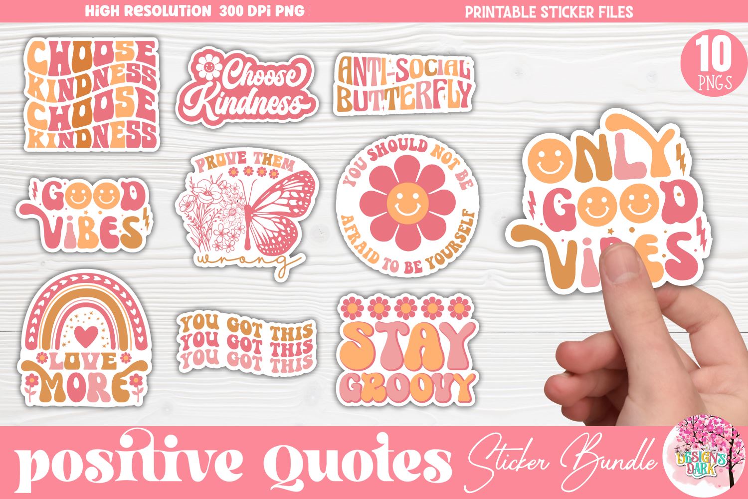 Kindness Stickers Bundle - So Fontsy