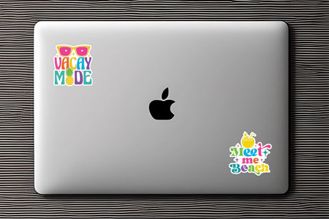 Summer Sticker Bundle Sublimation DESIGNS DARK 