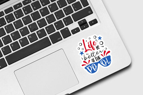 Summer Stickers Bundle | Beach Stickers for Planner Sublimation Hippo Creations 