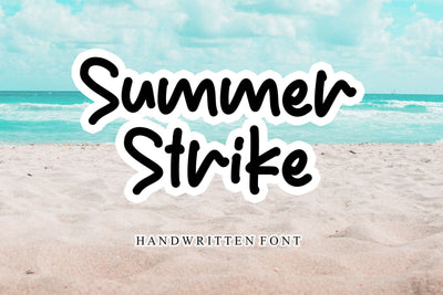 Summer Strike Font Afandi Studio 