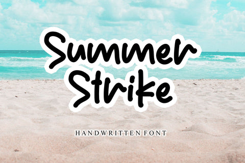 Summer Strike Font Afandi Studio 