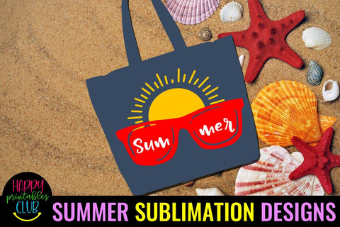 Summer Sublimation -Beach Sublimation- Summer PNG Sublimation Happy Printables Club 