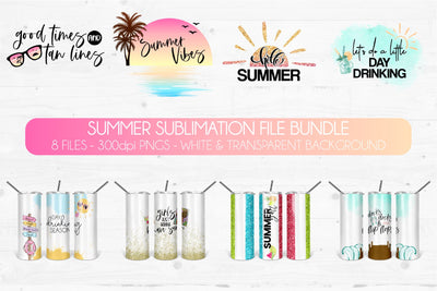 Summer Sublimation Bundle | Beach Sublimation Graphics Sublimation DIYxe Designs 