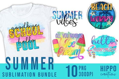 Summer Sublimation Bundle Sublimation Hippo Creations 