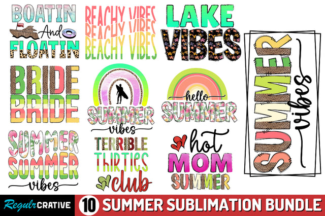 Summer Sublimation Bundle Sublimation Regulrcrative 