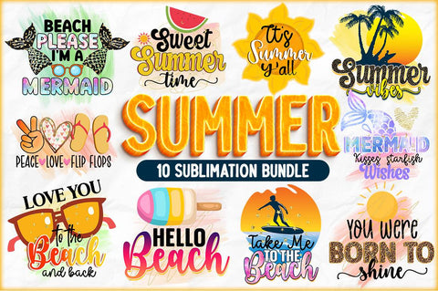 Summer Sublimation Bundle Sublimation Regulrcrative 