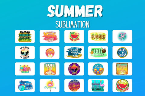 Summer Sublimation Bundle Sublimation SvgOcean 