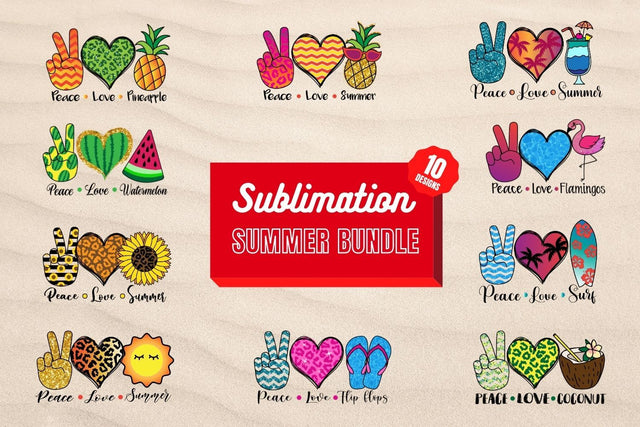 Summer Sublimation Bundle SVG SvgOcean 