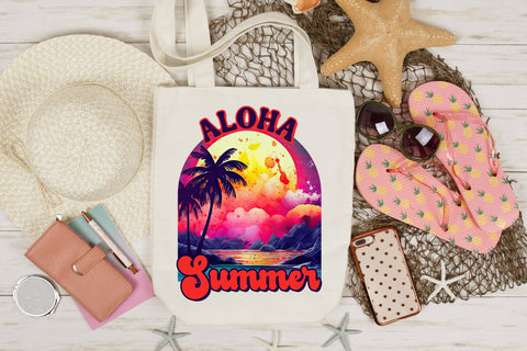 Summer Sublimation Design - Aloha Summer Sublimation CraftLabSVG 