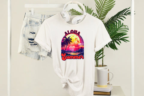 Summer Sublimation Design - Aloha Summer Sublimation CraftLabSVG 