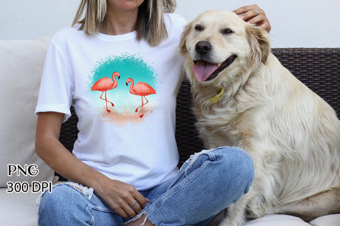 Summer sublimation design | Flamingo sublimation design Sublimation Svetana Studio 