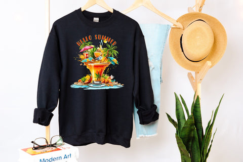 Summer Sublimation Design, Hello Summer Sublimation CraftLabSVG 