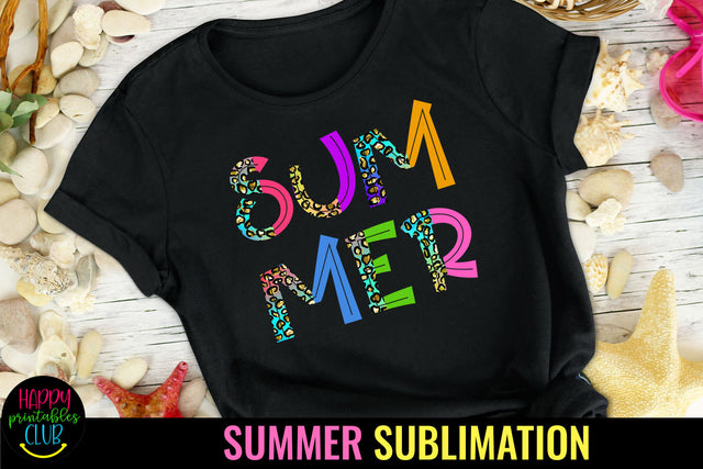 Summer Sublimation Design I Beach Sublimation Design Sublimation Happy Printables Club 