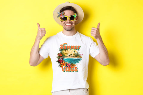 Summer Sublimation Design | Summer Vibes Sublimation CraftLabSVG 
