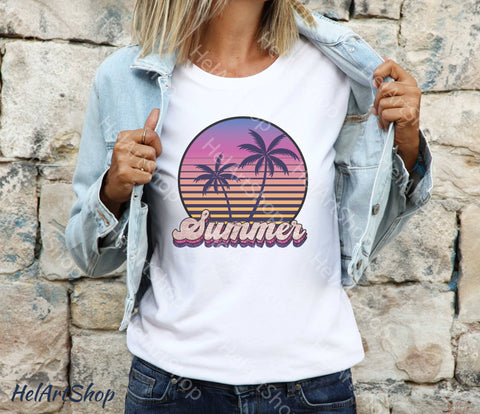 Summer Sublimation Png, Vintage Png SVG _HelArtShop_ 