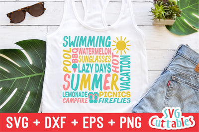 Summer Subway Art Svg Cuttables 