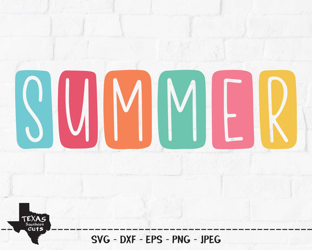 Summer | Summer SVG SVG Texas Southern Cuts 
