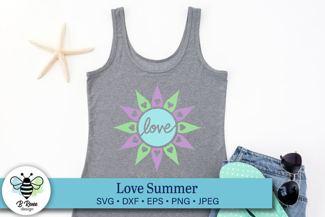 Summer Sun SVG SVG B Renee Design 