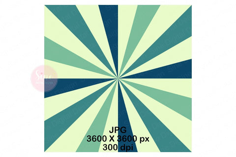 Summer Sunburst Digital Paper Backgrounds Digital Pattern SineDigitalDesign 