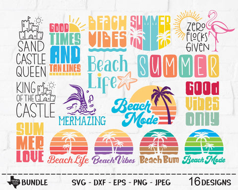 Summer Super Bundle | Summer SVG SVG Texas Southern Cuts 