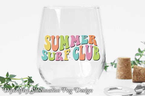 Summer Surf Club Sublimation SVG Creativeart88 