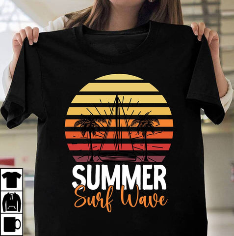 Summer Surf Wave Retro Sunset ,Summer Sublimation ,Summer Retro Vintage T-shirt DEsign,SUmmer SVG ,Summer Rtero T-shirt DEsign BUndle SVG Insomnia Std 