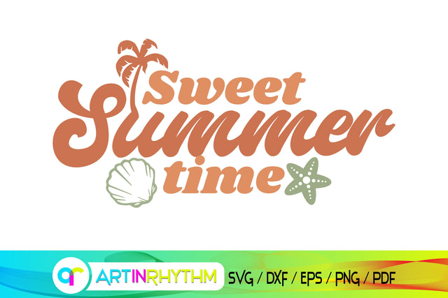 summer svg, beach svg, sweet summer time SVG Artinrhythm shop 