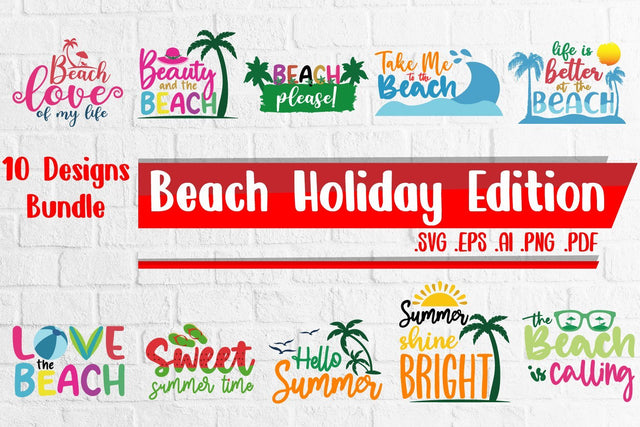 Summer svg Bundle | 10 Design SVG zafrans studio 