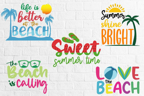 Summer svg Bundle | 10 Design SVG zafrans studio 