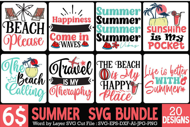 Summer SVG Bundle, 20 Summer Sublimation Design Bundle, Summer SVG Bundle, Summer Sublimation Bundle,Funny Summer SVG Bundle,Summer SVG Bundle, Beach Quotes, Vacation t shirt SVG BlackCatsMedia 