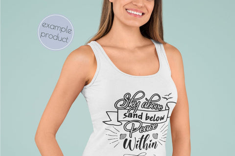 Summer SVG Bundle | Beach Quotes Shirt Designs SVG OrangeBrushStudio 