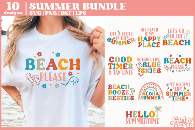 Summer SVG Bundle | Beach SVG Bundle SVG Carla C Designs 