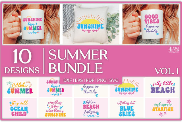 Summer SVG Bundle | Beach SVG Bundle SVG Decor and Dreams 