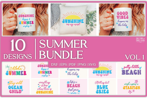 Summer SVG Bundle | Beach SVG Bundle SVG Decor and Dreams 