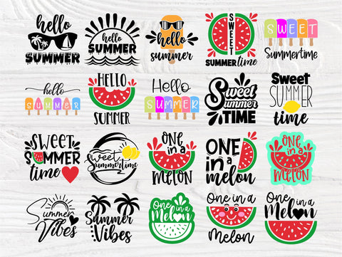 Summer SVG Bundle, Beach Svg, Hello Summer Svg SVG TonisArtStudio 
