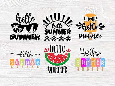 Summer SVG Bundle, Beach Svg, Hello Summer Svg SVG TonisArtStudio 