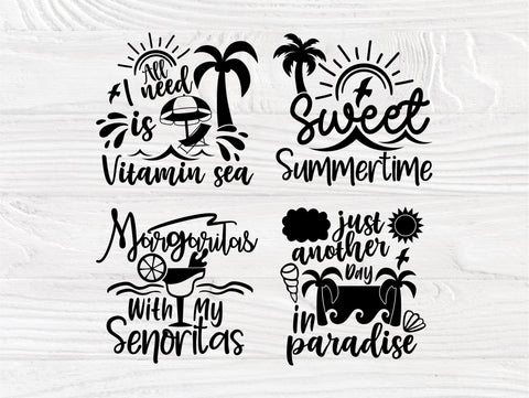 Summer SVG Bundle, Beach Svg, Mermaid Shirt Quotes SVG TonisArtStudio 