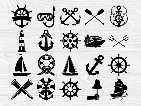 Summer SVG Bundle, Beach Svg, Nautical Svg, Anchor SVG TonisArtStudio 