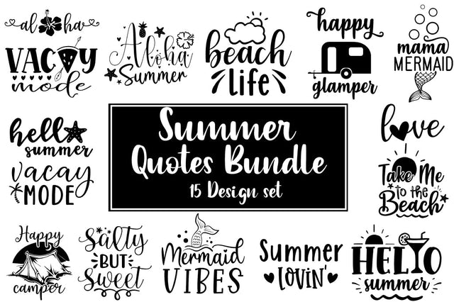 Summer Svg Bundle, Beach Svg, Summer Quotes, Day Drinking SVG Svgcraft 